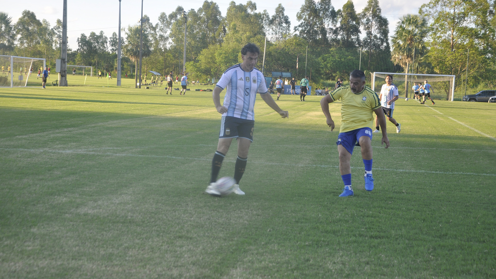 Acción del triunfo de Argentina 5 a 1